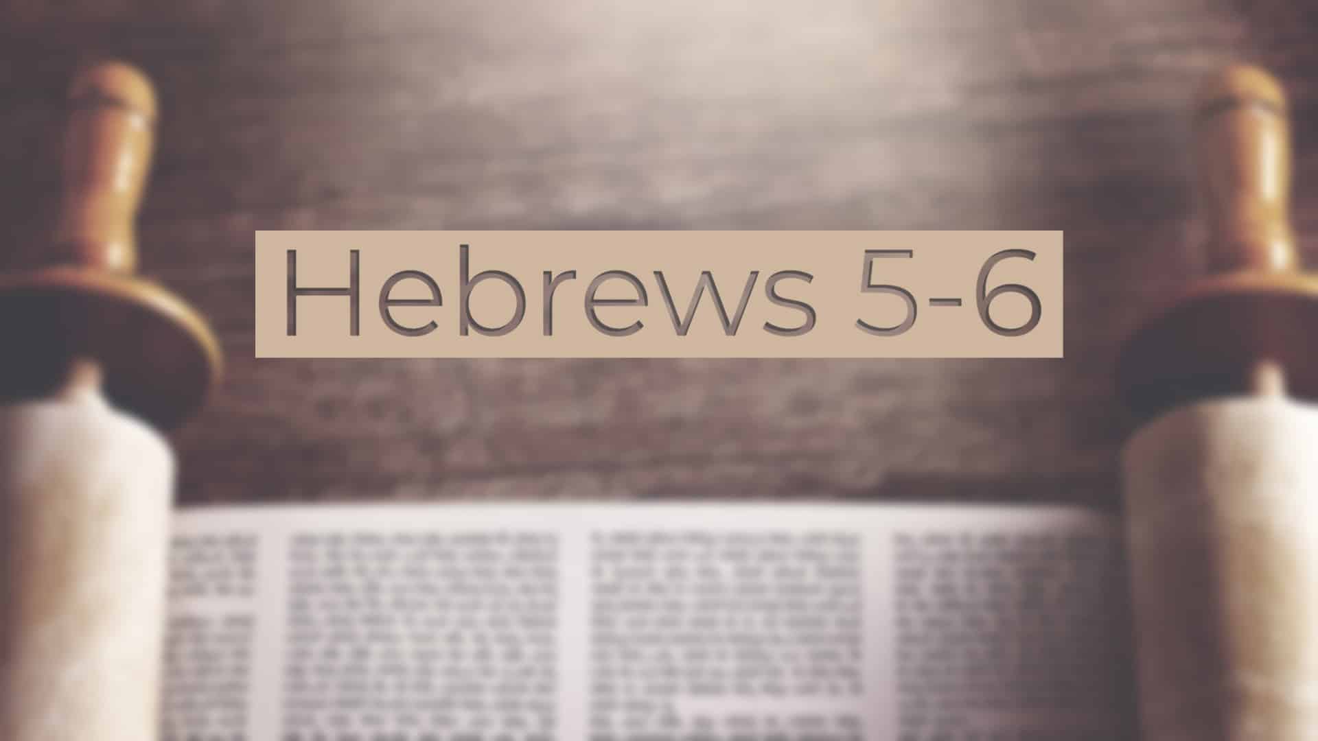 Featured image for “12-09-2020 – Live Stream – Hebrews 5-6”