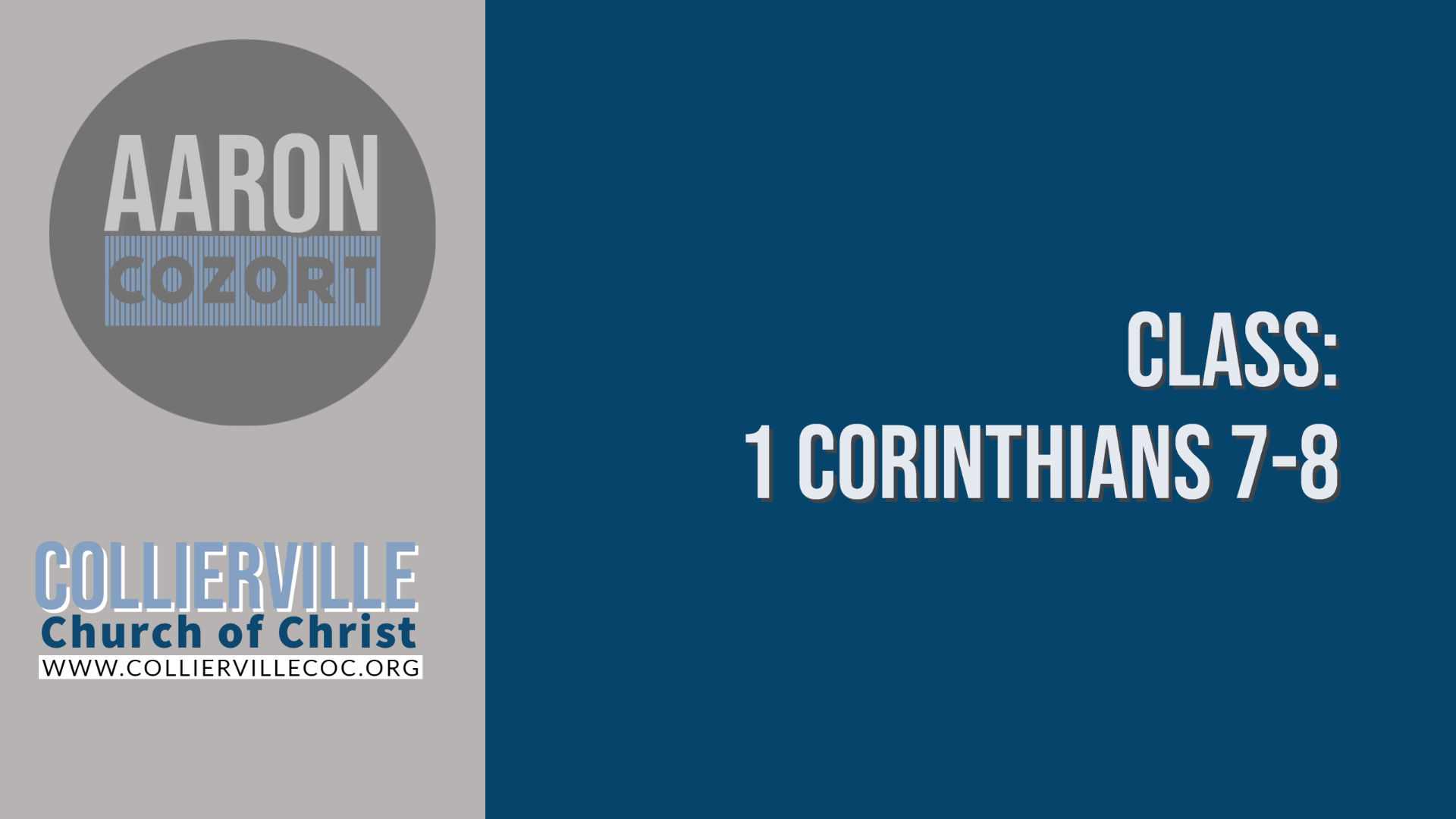 Featured image for “02-02-2022 – Live Stream – 1 Corinthians 7-8 (Wed. Class)”
