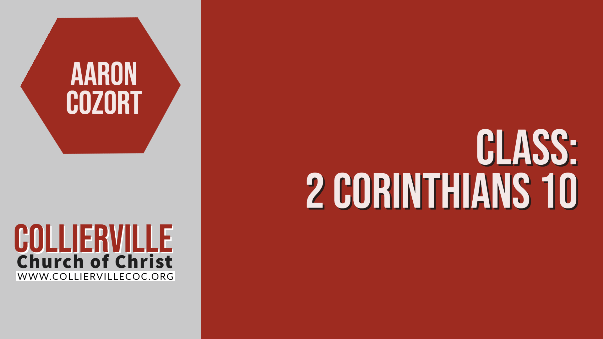 Featured image for “04-06-2022 – Live Stream – 2 Corinthians 10 (Wed. Class)”