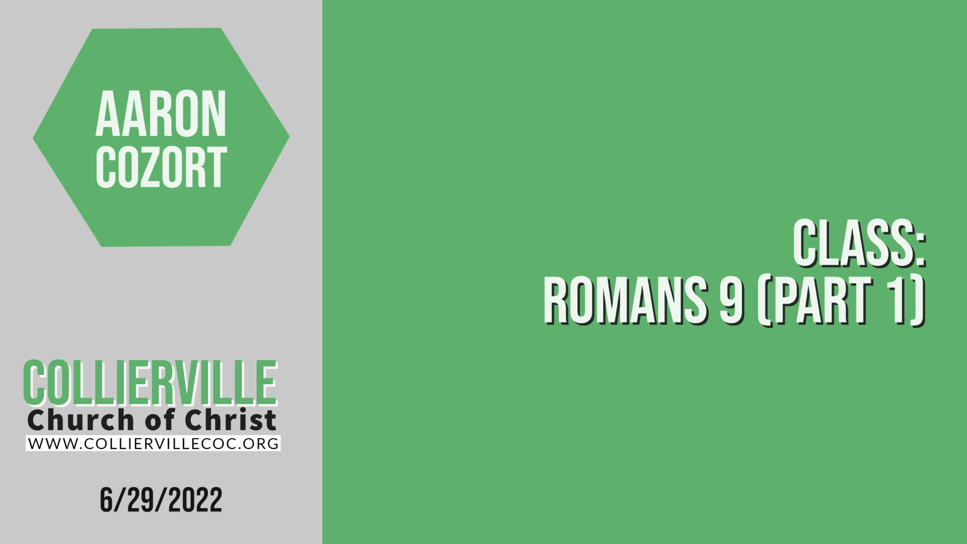 Featured image for “06-29-2022 – Live Stream – Romans 9 – (Wed. Class)”