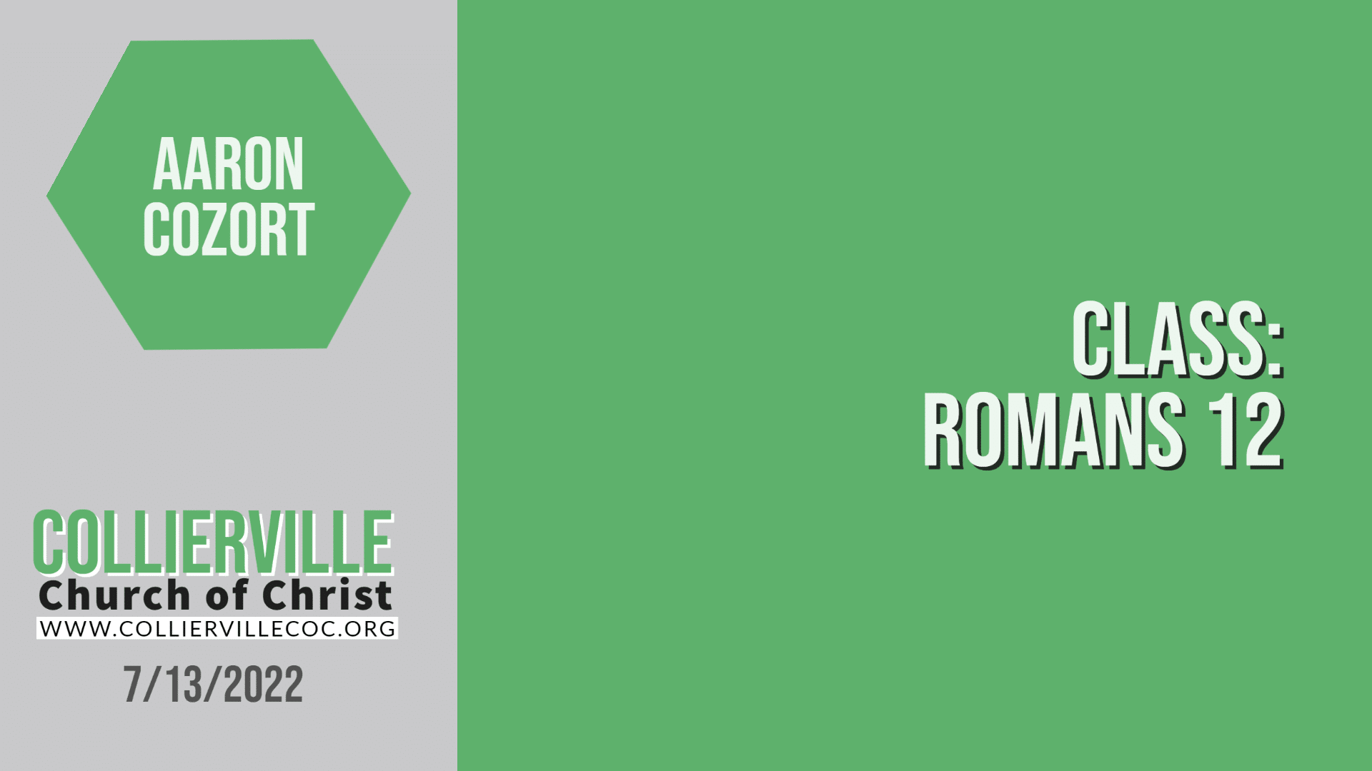 Featured image for “07-13-2022 – Live Stream – Romans 12 (Wed. Class)”
