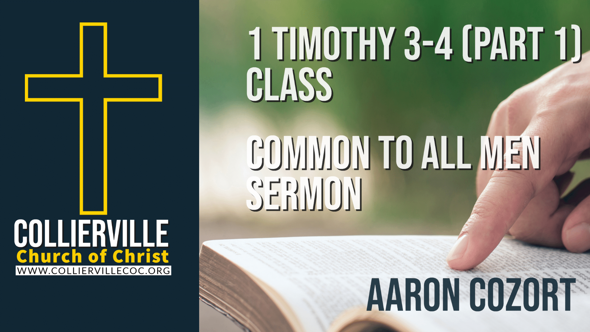 Featured image for “01-29-2023 – Live Stream – 1 Timothy 3-4 (Part 1) – (AM Class)”