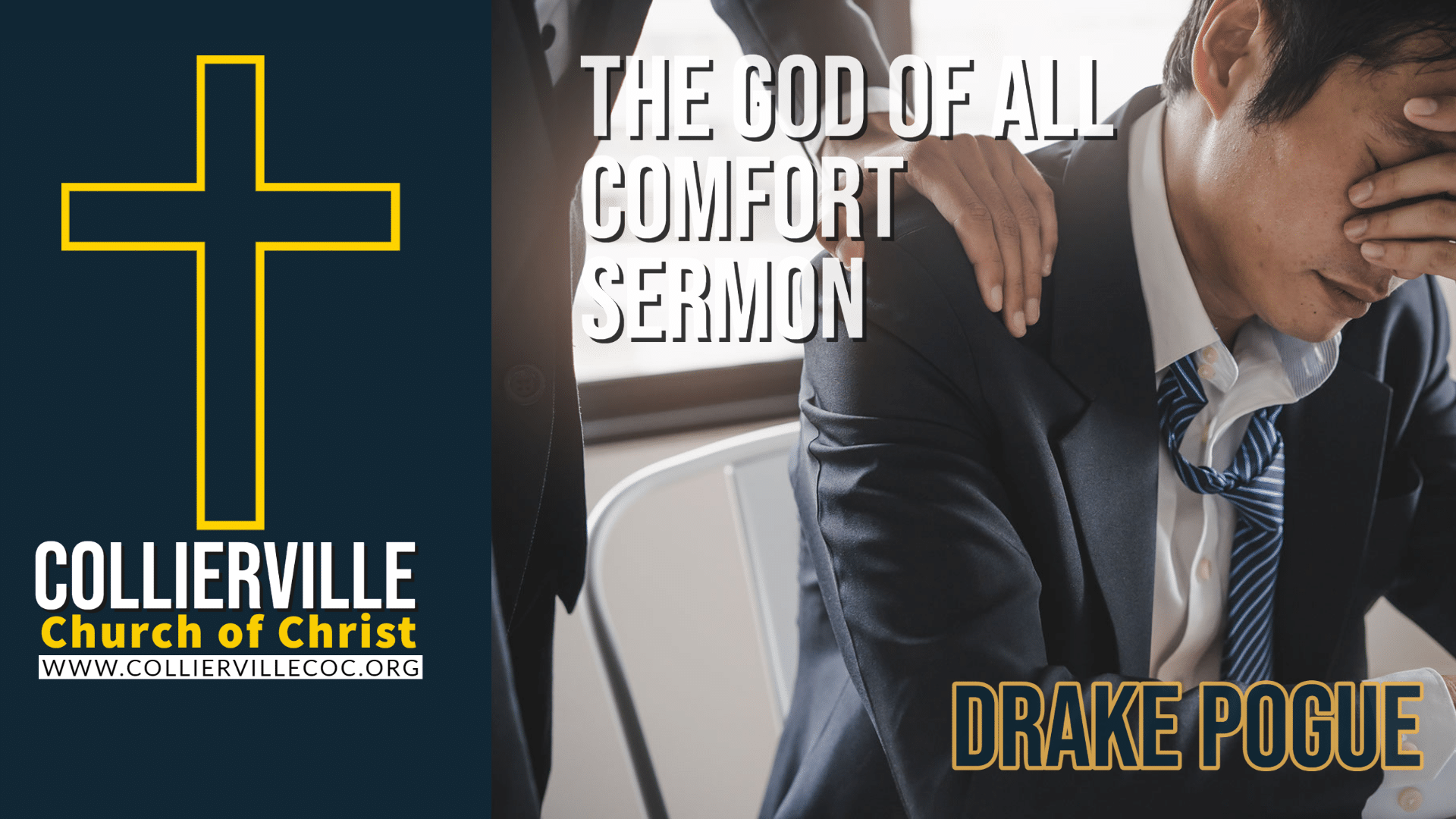 Featured image for “01-29-2023 – Live Stream – The God of All Comfort – (PM Sermon – Drake Pogue)”