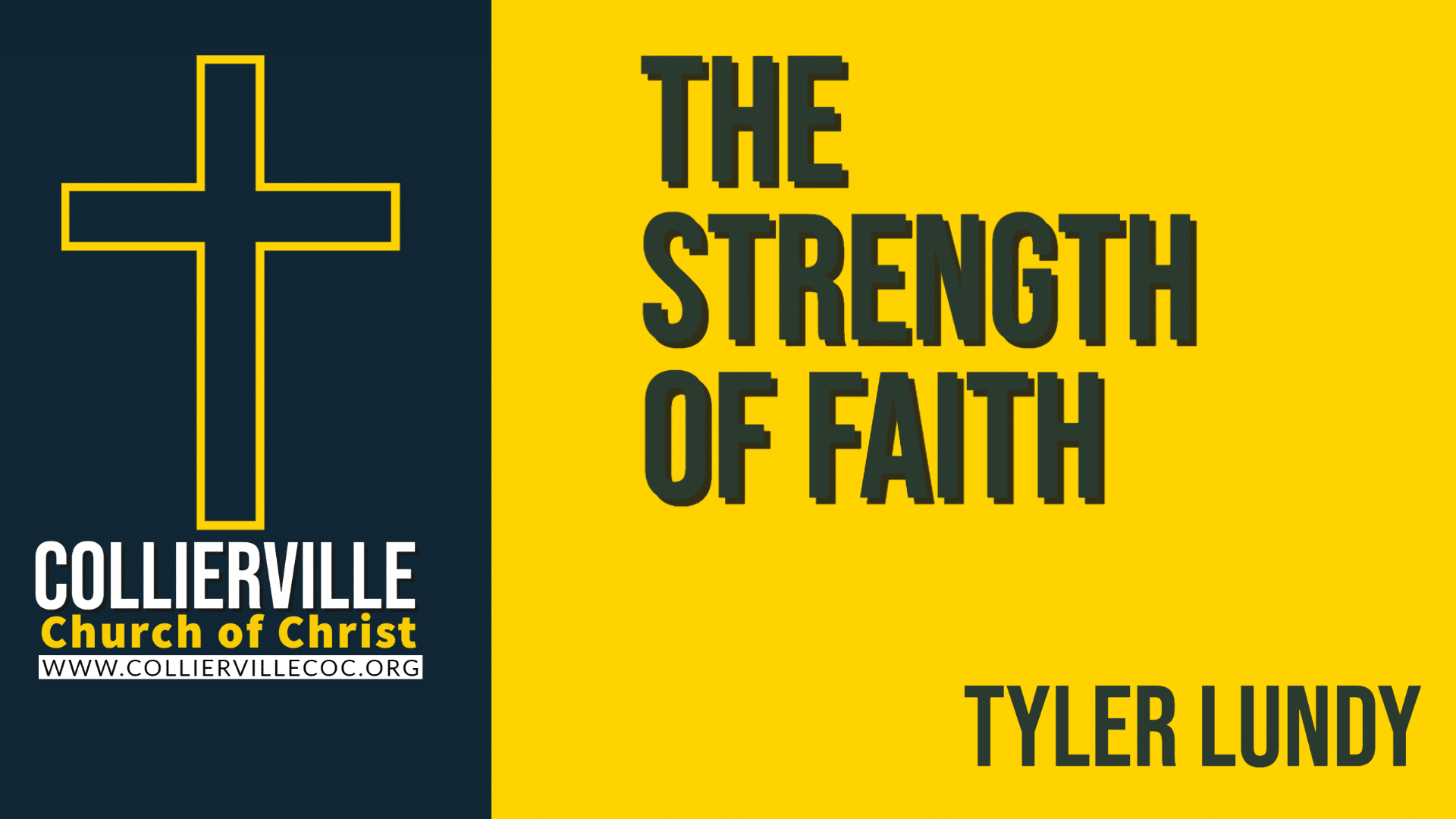Featured image for “02-12-2023 – The Strength of Faith (PM Sermon – Tyler Lundy)”