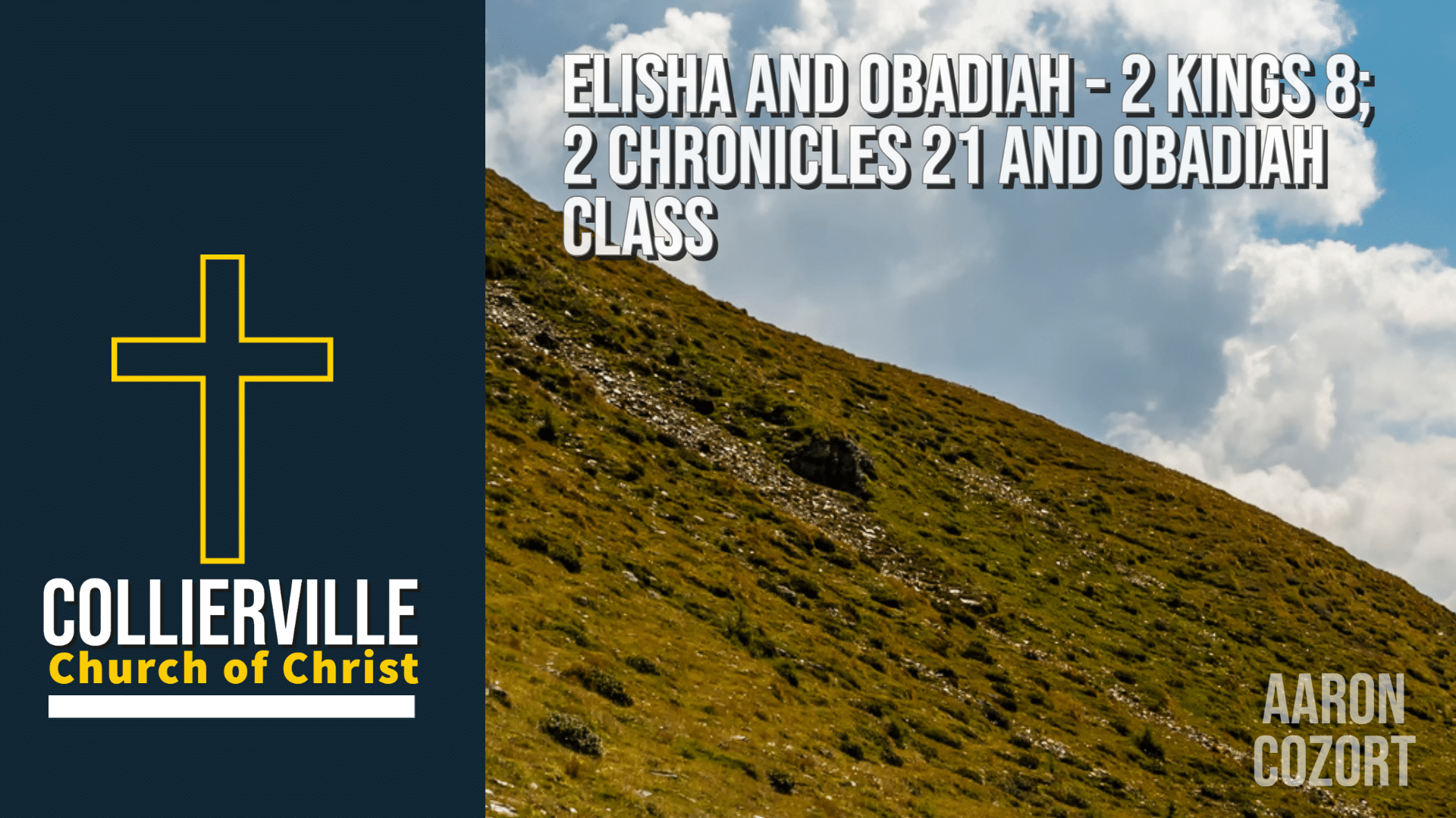 Featured image for “04-26-2023 – Elisha & Obadiah, 2 Kings 8; 2 Chronicles 21 & Obadiah – (Wed. Class)”