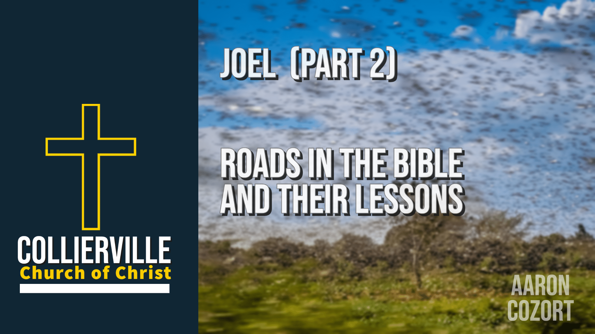 Featured image for “05-28-2023 – Famous Roads and Their Lessons – (AM Sermon)”