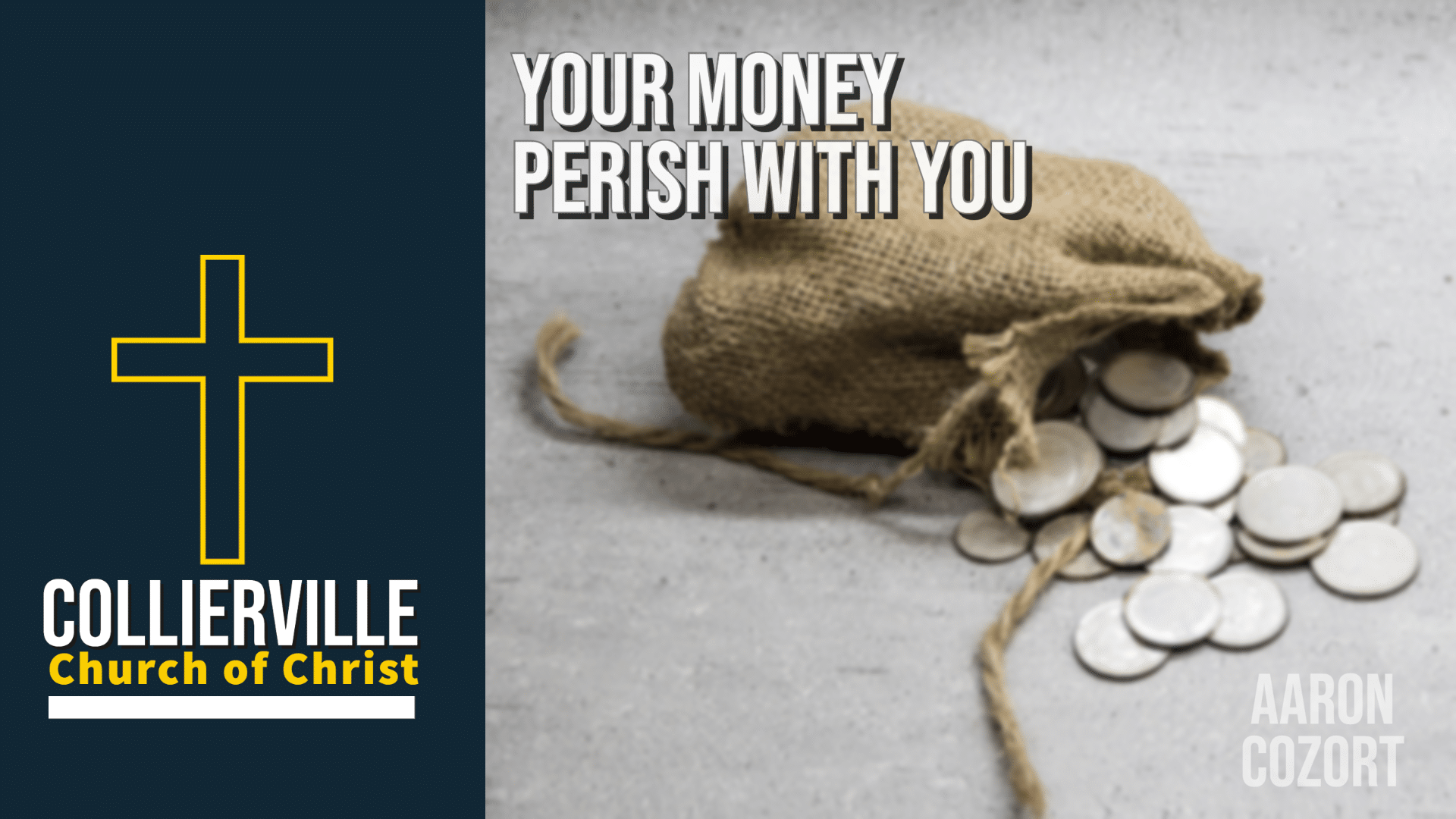 Featured image for “05-28-2023 – Your Money Perish With You – (PM Sermon)”