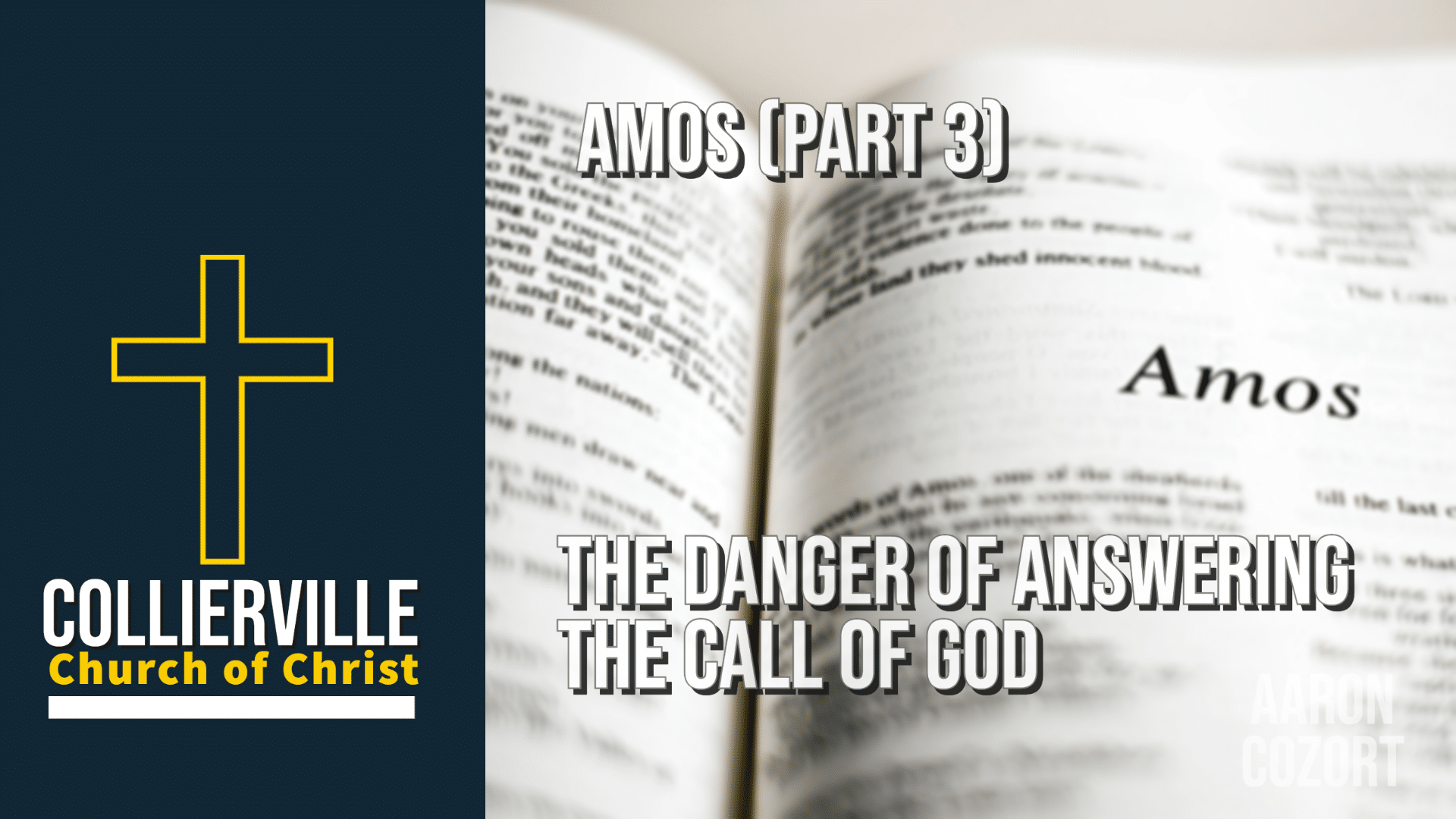 Featured image for “07-02-2023 – The Danger of Answering The Call of God – AM Sermon”