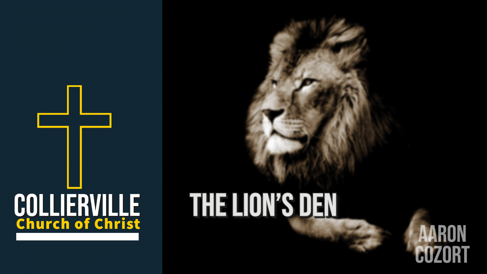 Featured image for “07-16-2023 – The Lion’s Den – (PM Sermon)”