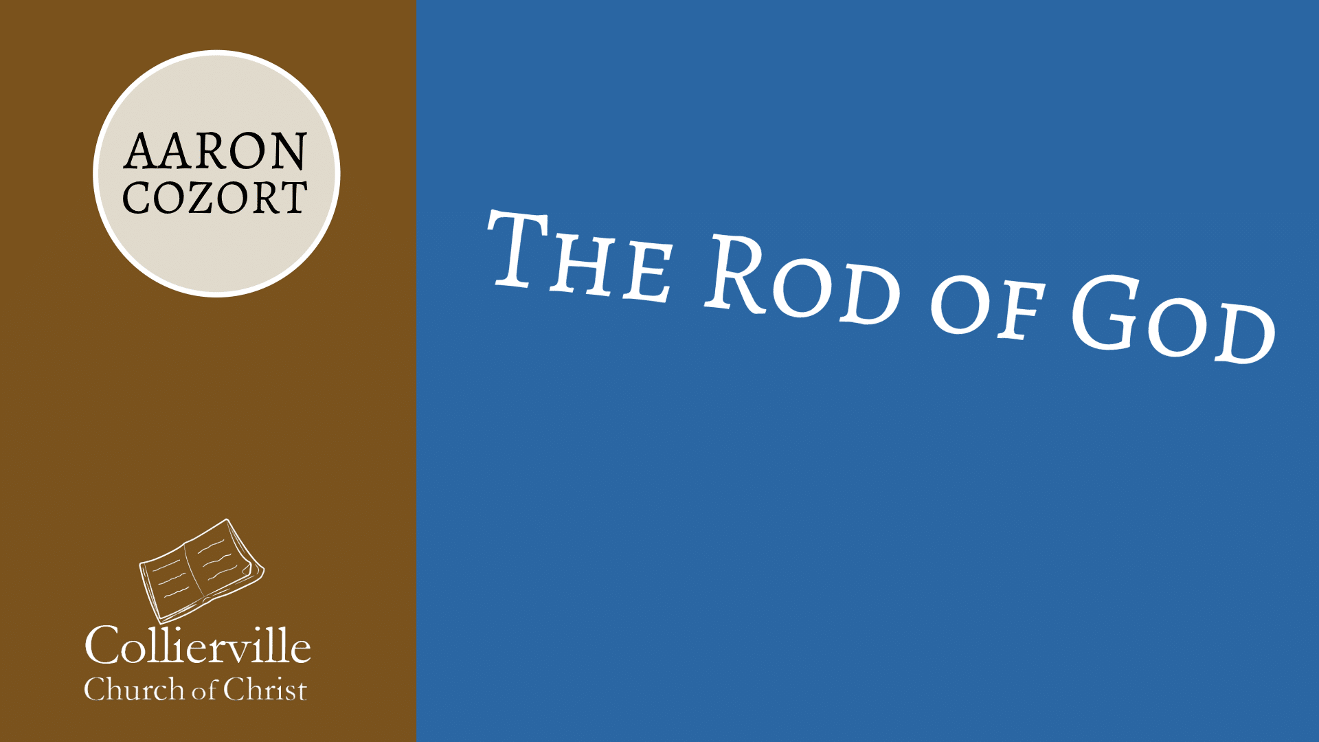 Featured image for “11-05-2023 – The Rod of God – (PM Sermon)”