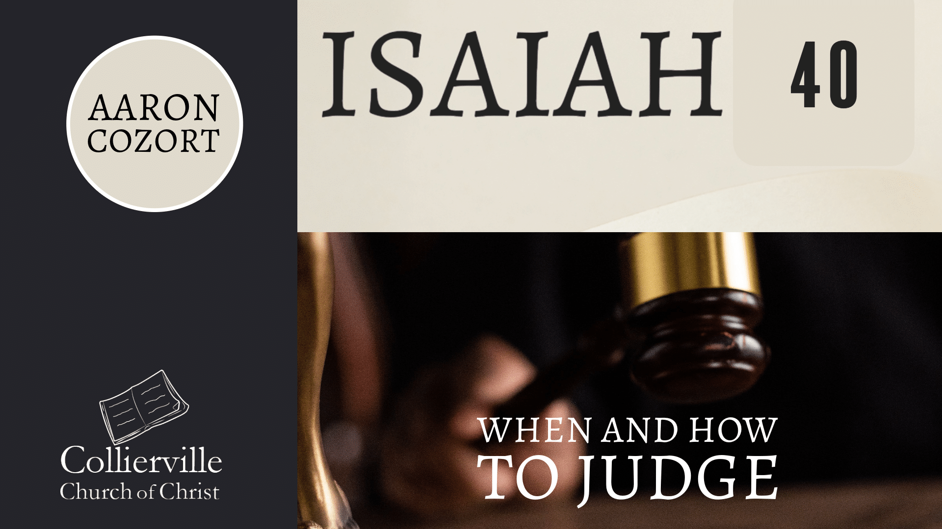 Featured image for “12-10-2023 – Isaiah 40 – (AM Class)”
