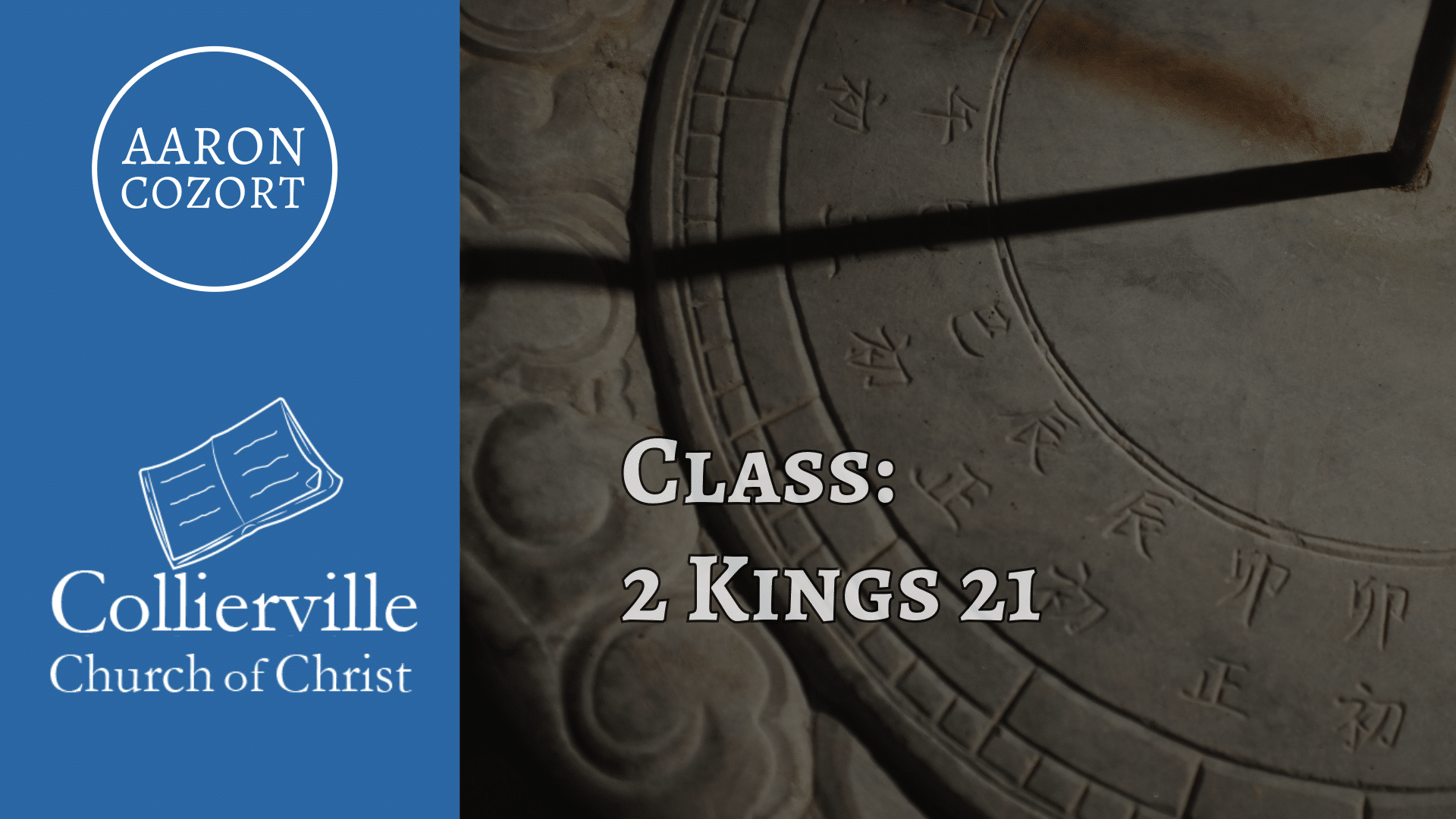 Featured image for “04-10-2024 – 2 Kings 21 – (Wednesday Class)”
