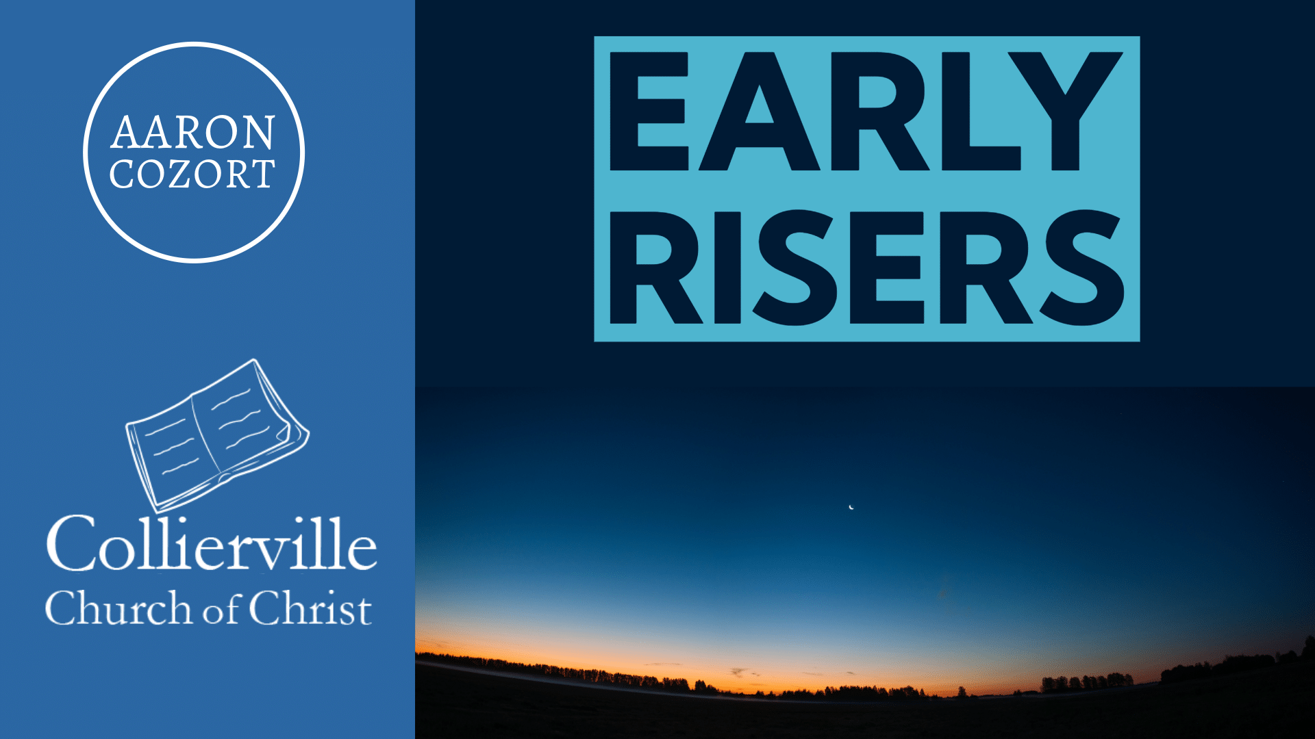 Featured image for “05-26-2024 – Early Risers – (PM Sermon)”