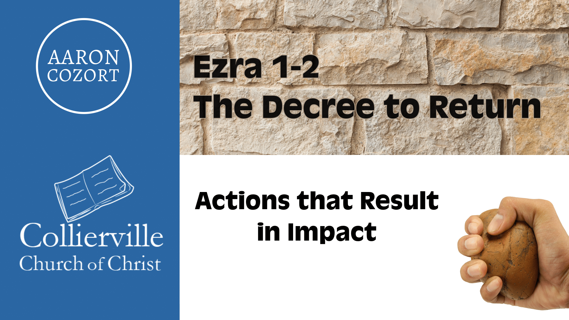 Featured image for “07-28-2024 – Actions That Result In Impact – (AM Sermon)”