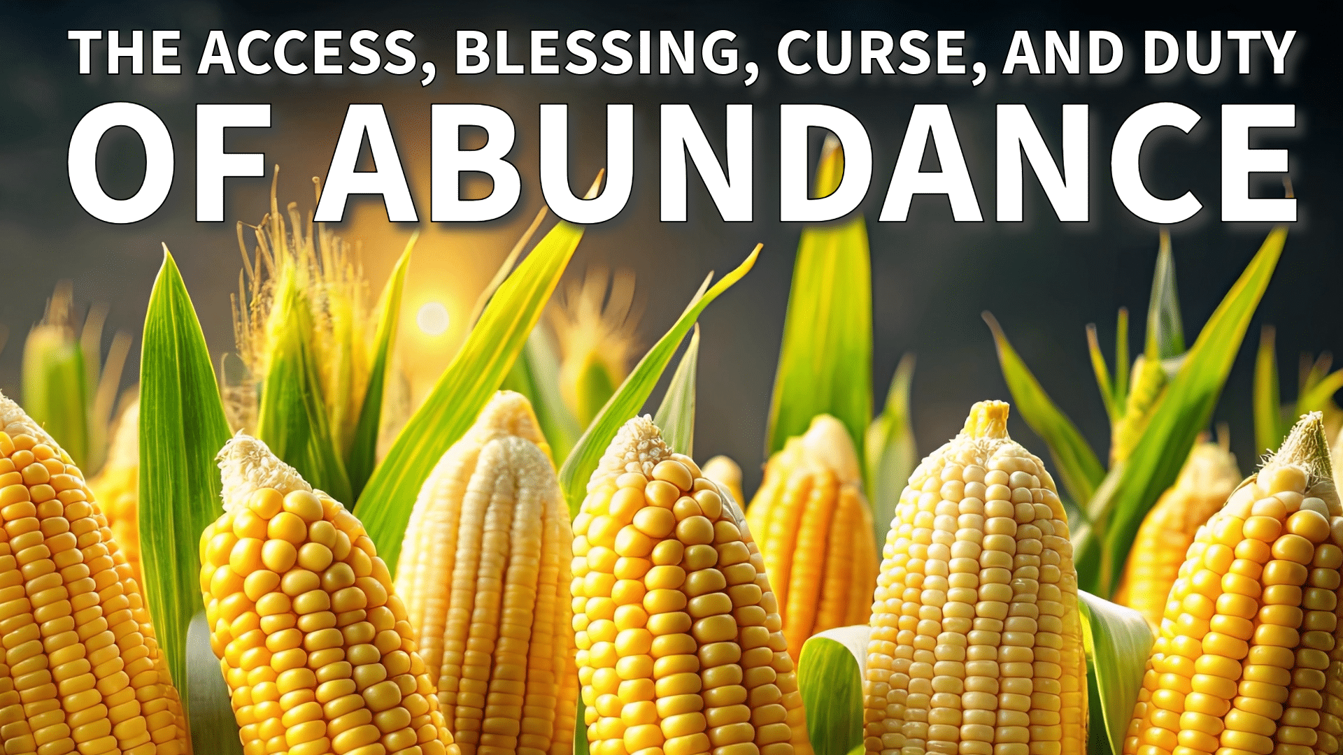 Featured image for “10-27-2024 – The Access, Blessing, Curse, and Duty of Abundance – (AM Sermon)”