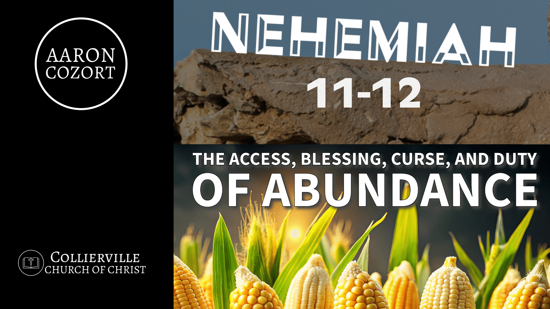 Featured image for “11-03-2024 – The Access, Blessing, Curse, and Duty of Abundance (Part 2) – (AM Sermon)”