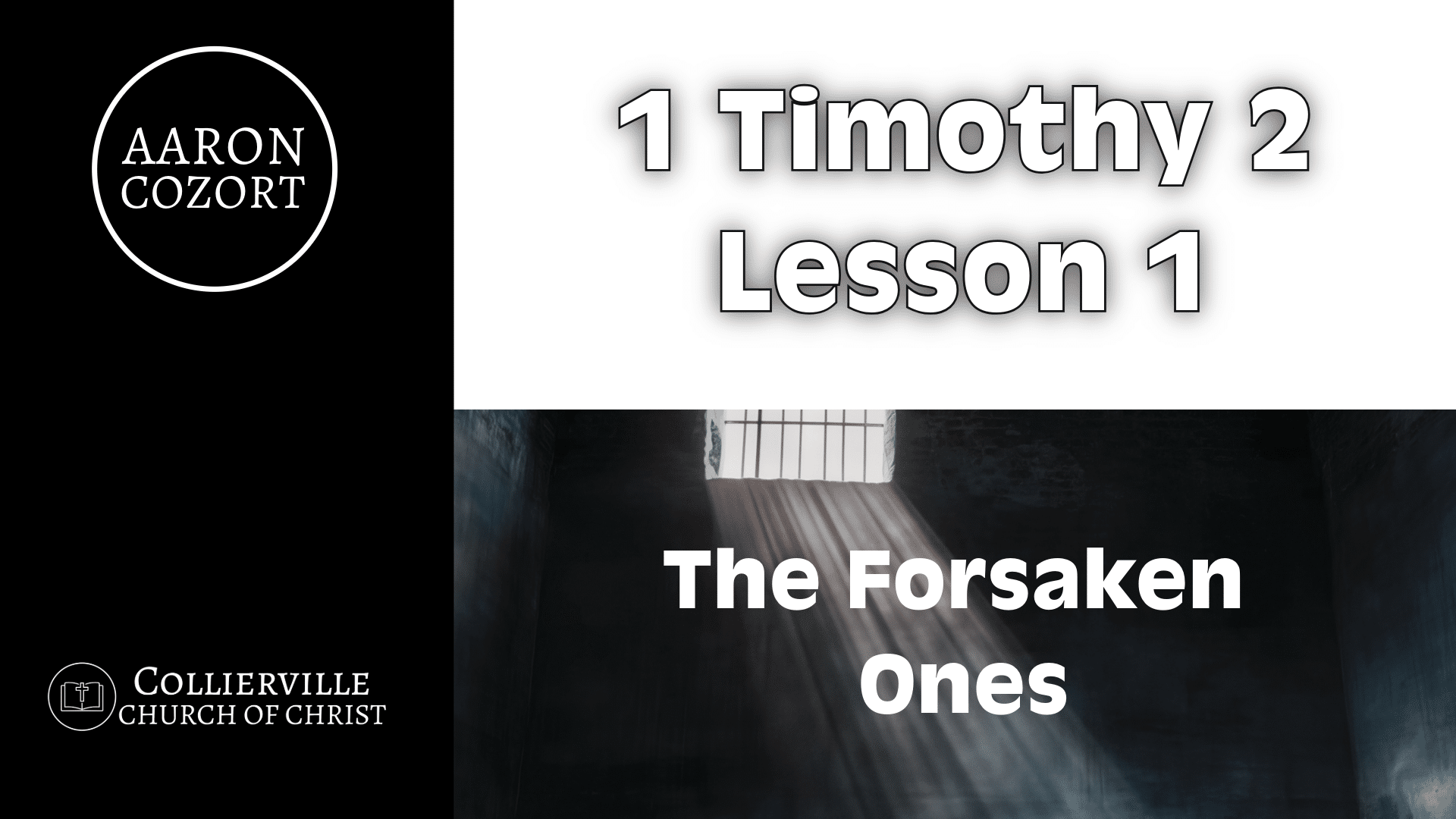 Featured image for “01-05-2025 – The Forsaken Ones – (AM Sermon)”