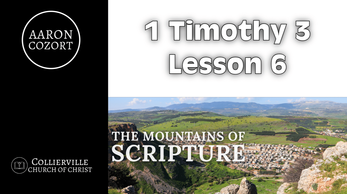 Featured image for “03-16-2025 – The Mountains of Scripture – (AM Sermon)”