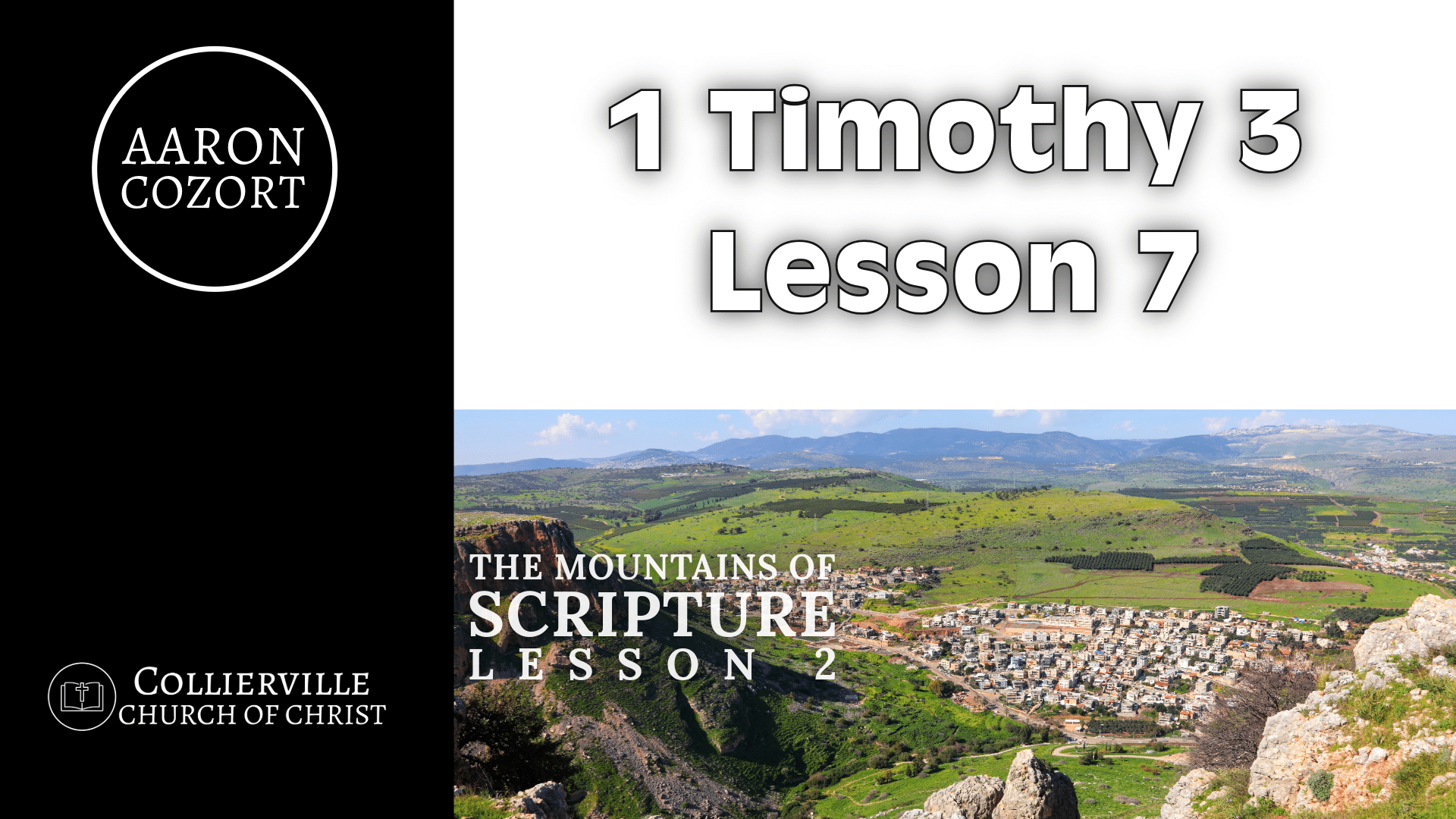 Featured image for “03-23-2025 – The Mountains of Scripture (Lesson 2) – (AM Sermon)”